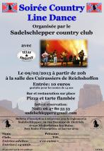 Affiche soiree country 2013