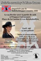 Affiche soiree country 2017