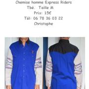 Annonce chemise express rider s