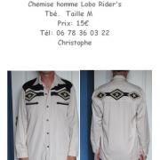 Annonce chemise lobo rider s